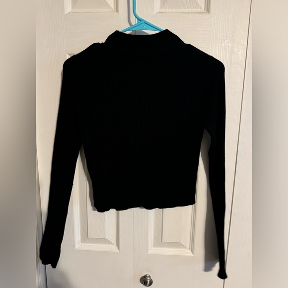 Express women’s long sleeve turtleneck top large - Picture 3 of 3